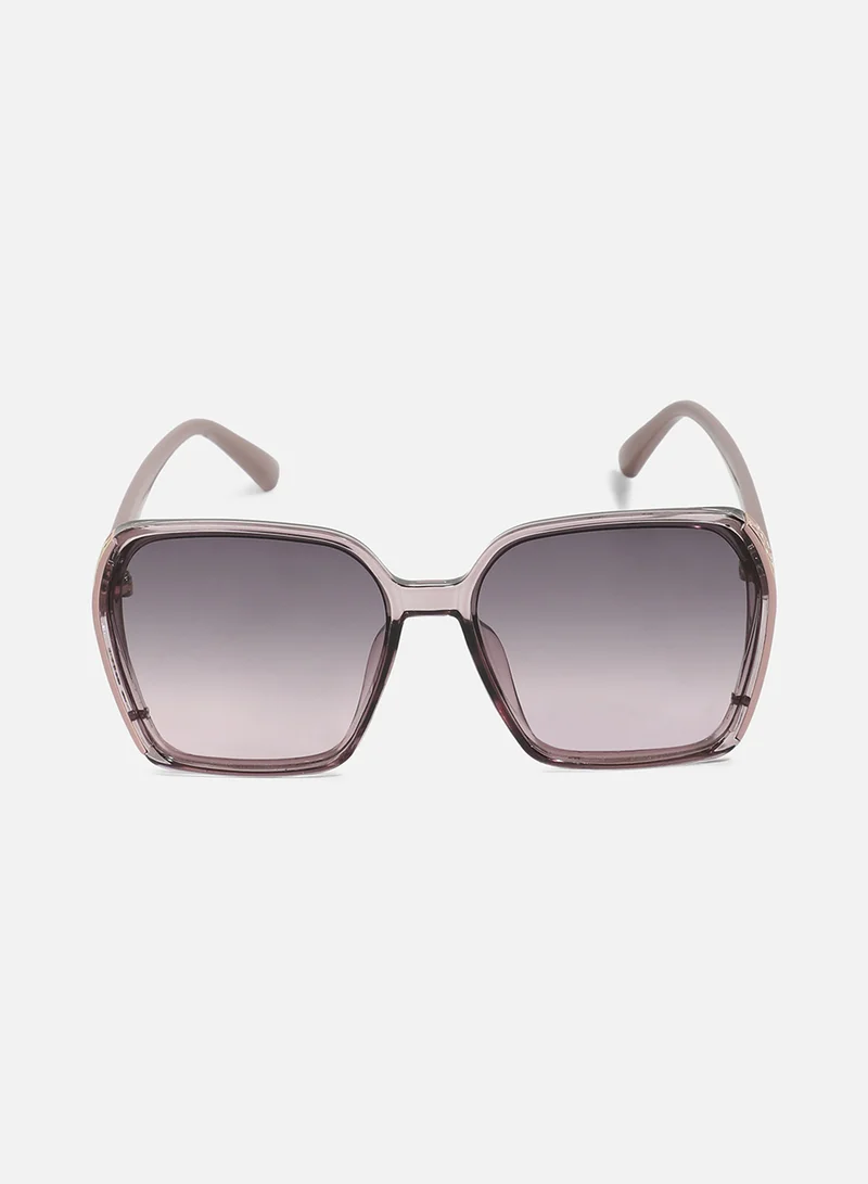 صوص هاوت Gradient Oversized Sunglasses - Blush Pink