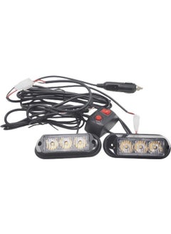 Space Strobe Light 3x2 LED 12W 12-24V Amber-Amber / LAPA197  - Image 1
