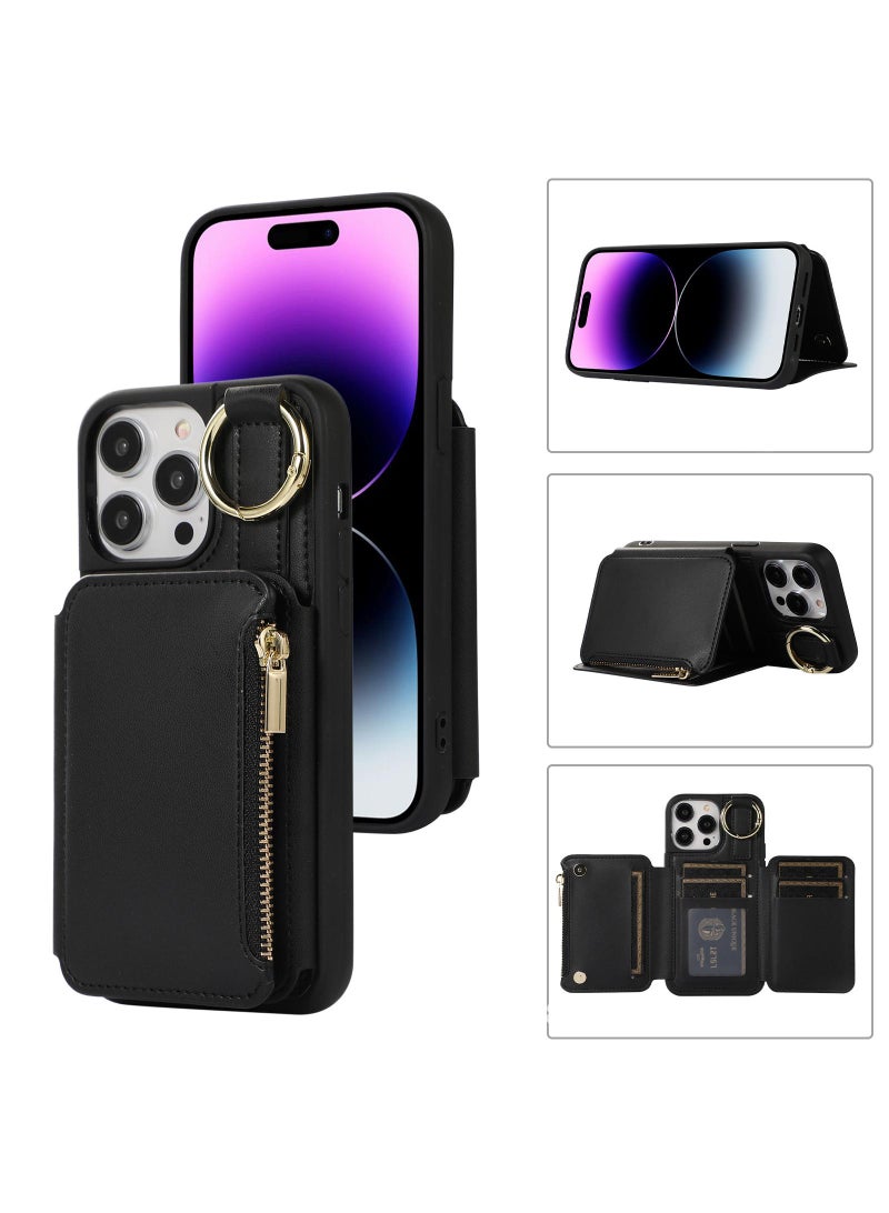 Y&D IPhone 15 Phone Case With Protective Case Lanyard Phone Case Leather Sticker Multi-Functional Phone Case Optional IPhone 15/IPhone 15 Pro/IPhone 15 Pro Max/IPhone 15 Plus - Image 1