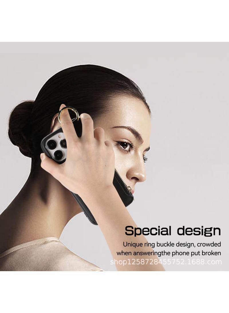 Y&D IPhone 15 Phone Case With Protective Case Lanyard Phone Case Leather Sticker Multi-Functional Phone Case Optional IPhone 15/IPhone 15 Pro/IPhone 15 Pro Max/IPhone 15 Plus - Image 4