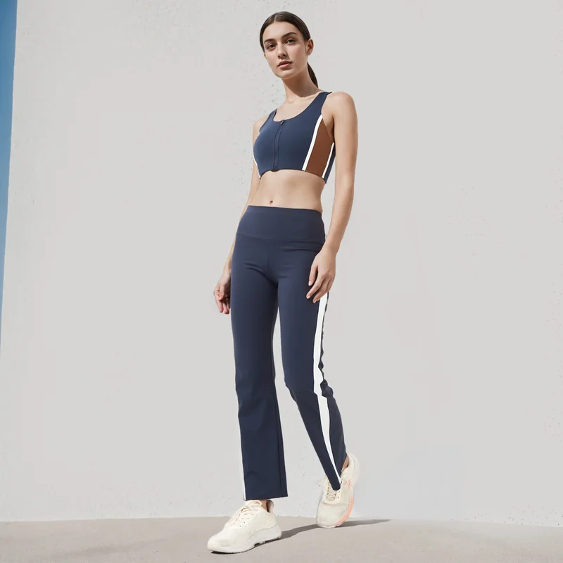 ADOT by Splash Colourblock Flared Leggings