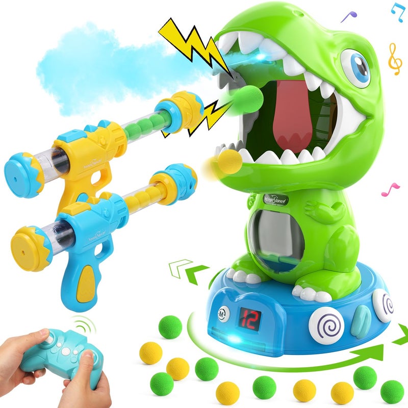 EagleStone Remote Control Movable Shooting Dinosaur Toys for Kids 3557Electronic Dino Shooting Game with Spay Auto Scoring Light SoundsParty FavorsToys for 345 67 8 Year Old Boys Girls - Image 3
