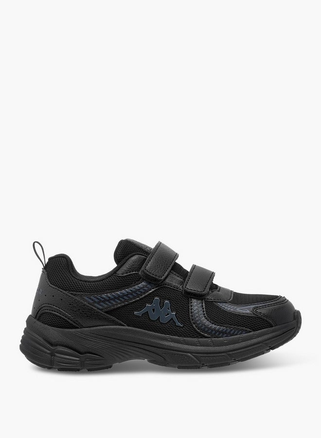 Kappa Boys Kids' Logo Detail School Shoes with Hook and Loop Closure  - Image 3
