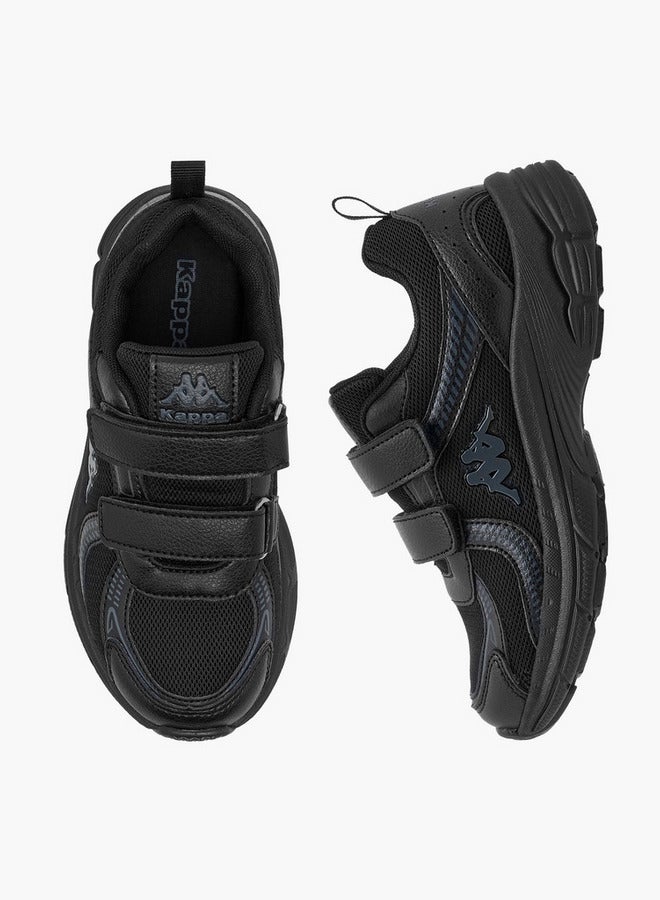 Kappa Boys Kids' Logo Detail School Shoes with Hook and Loop Closure  - Image 1