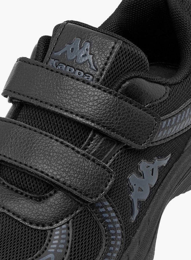 Kappa Boys Kids' Logo Detail School Shoes with Hook and Loop Closure  - Image 4