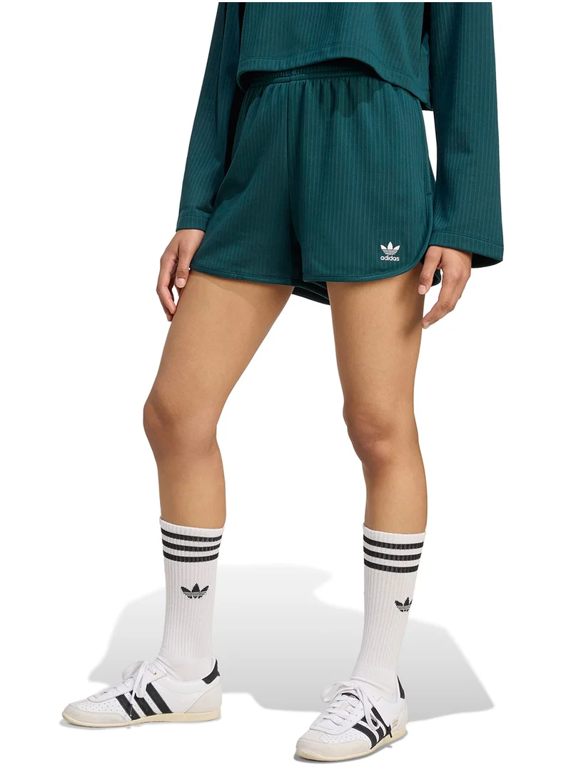 adidas Originals Essential Wide Ribbed Sprinter Shorts