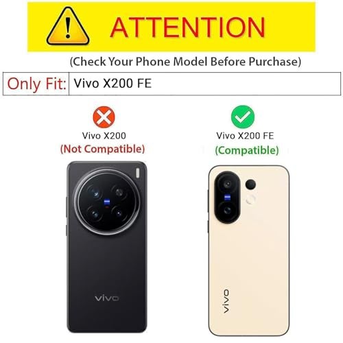 Kapa Hawkeye Clear Slim Tough Back Cover for Vivo X200 FE 5G | Camera Lens Protector Anti Yellow Shockproof Clear Hybrid Case Cover (Blue Sides) - Image 2