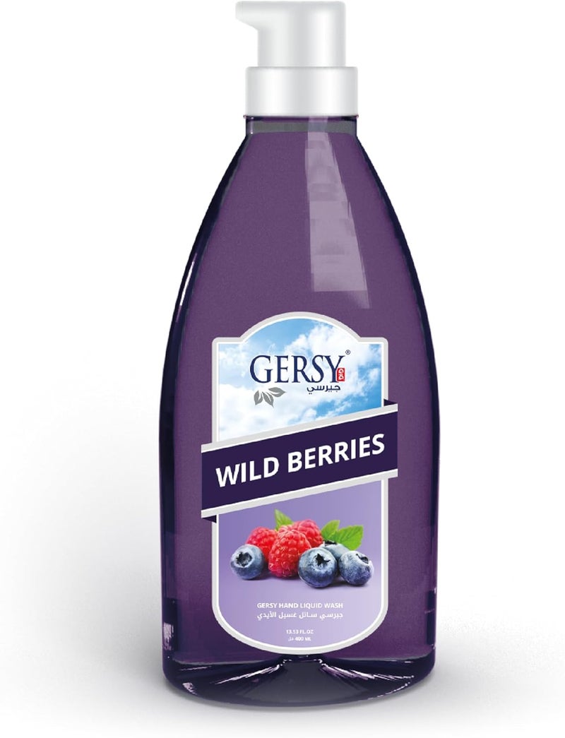 Liquid Hand Wash – Wild Berries – Fruity & Floral Scent – 400ml - (BY Al Emlaq)