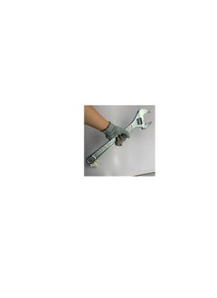 TOTAL TOTAL Adjustable Wrench 450mm (18") - Heavy Duty Carbon Steel Wrench with 0-55mm Adjustable Jaw for Plumbing, Automotive & DIY Use  - Image 2