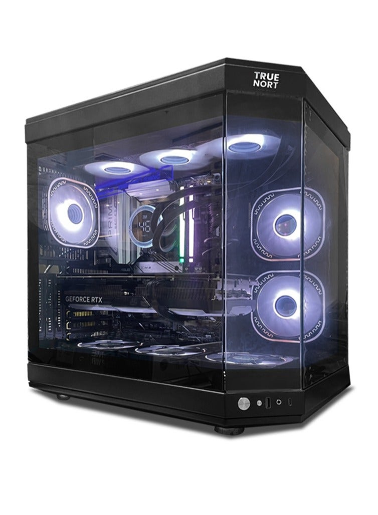 Truenort Exonova Gaming PC, Intel Core i5-11400F/ H510 / RX580S/ 8GB RAM / 256GB SSD +1TB HDD/ TrueNort RGB Black Case/ Windows 11 Pro - Image 2