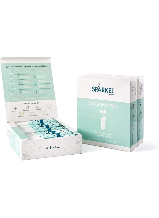 Generic SpärkelSp rkel Carbonator 90-Pack 3 x Carbonator 30-Packs - For Sp rkel Beverage System Sparkling Water and Soda Maker  - Image 1