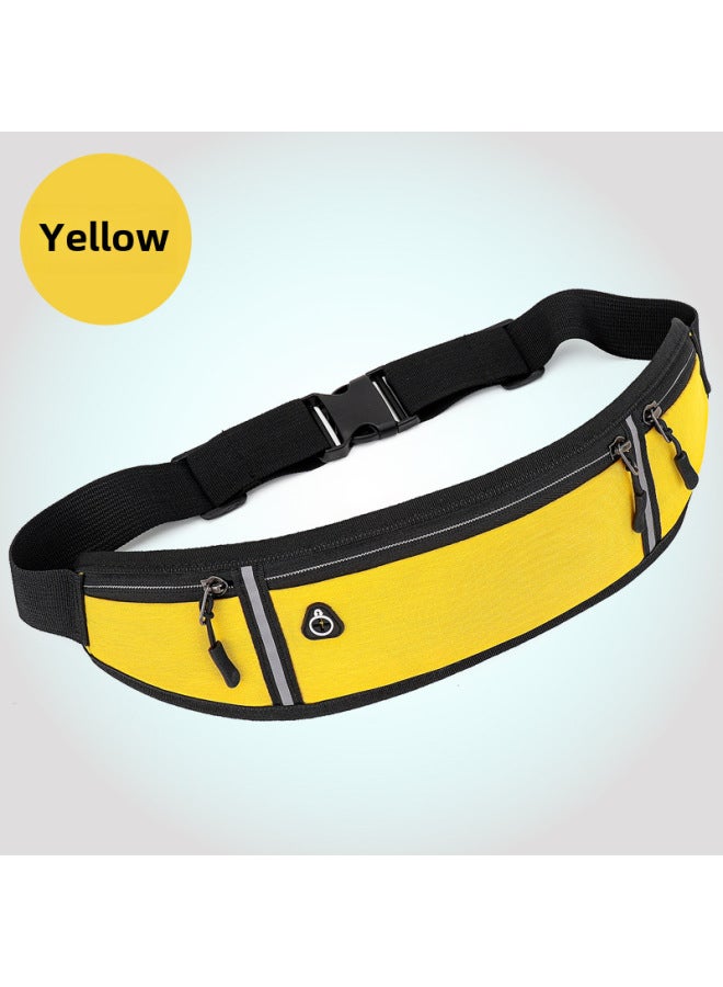 Generic Sports Waist Bag Accessory Bag Boxing Equipment Boxing Equipment Accessory Gloves Handwraps-Color:Upgrade Yellow - Image 1