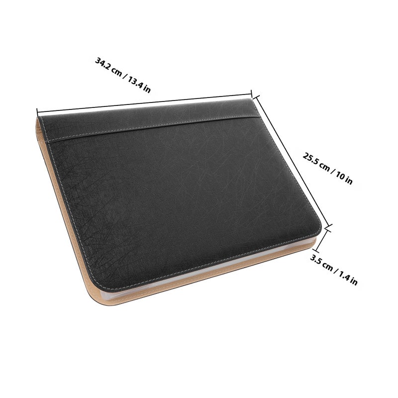 Portable Music Folder Daily Use A4 File Folder Clear File Folder Office Storage Folder Documents Organizer File Folder Multi-function A4 Music Score File Folder - Image 2