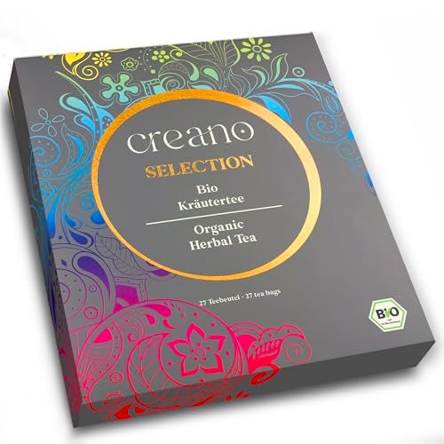 Creano Organic Herbal Tea Sampler Gift Set Tea Gift Box 27 Organic Tea Bags in 9 Different Varieties 54 g - Image 3