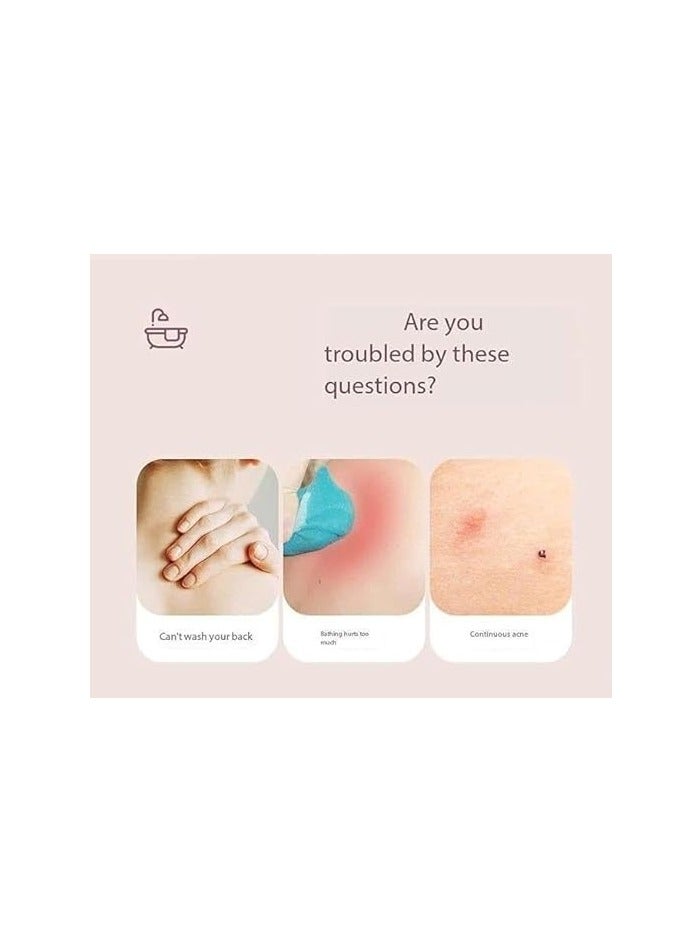 Spaceshoop Shower Loofah Sponge, Bath Exfoliating Scrubber, Donut Shaped Design (Multicolor) - Image 3