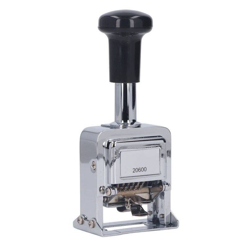 Automatic Numbering Machine 6 Digit Zinc Alloy Easy Operation for Tickets Serial Seal - Image 4