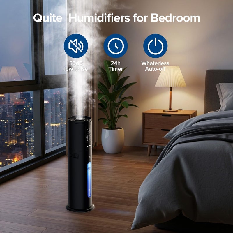 Jingkey 7L Smart Humidifier with App Control, Remote, and 4 Mist Levels - Image 3