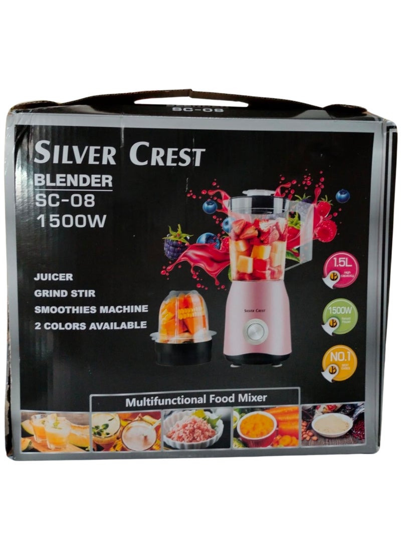 SILVER CREST - SMOOTHIES MACHINE 2IN1 Blender, Grind Stir 1500 WATTS 2 speed control - Image 1