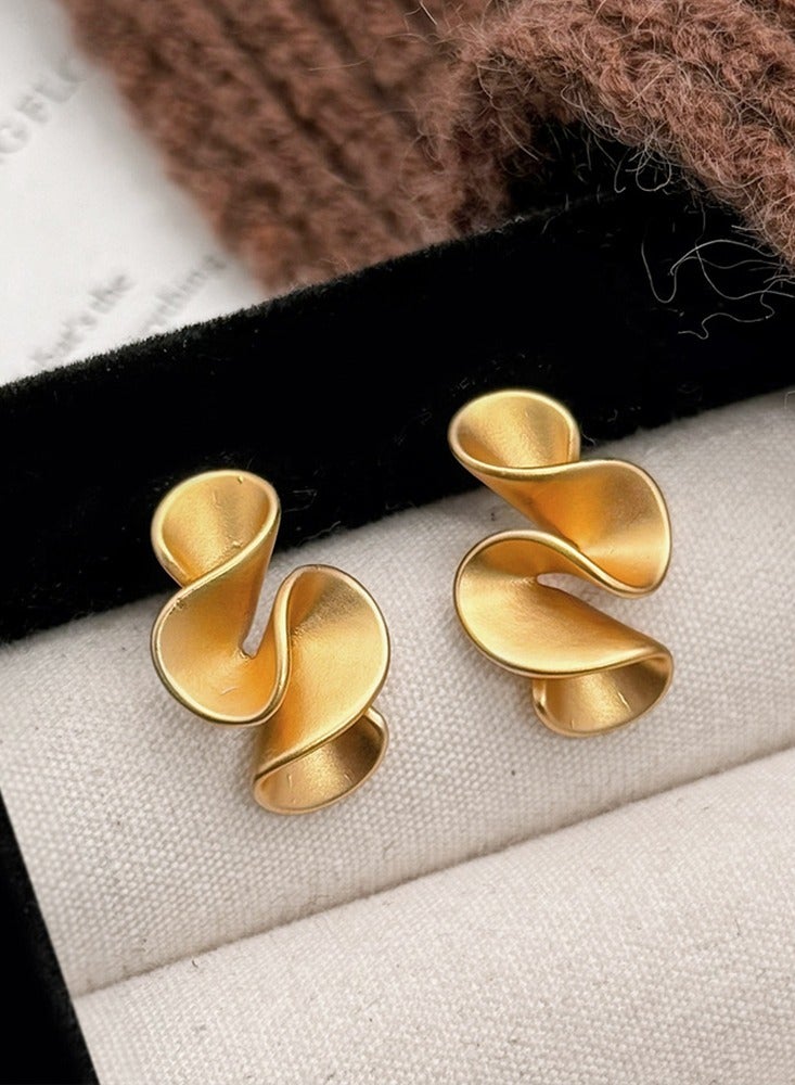 DINGKA 3 pair Women 18K Gold Plated Drop Dangle Earrings, Hoop Earrings, 925 Sterling Silver Allergy-Free - Image 3