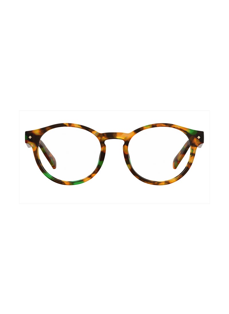 Polaroid Unisex Oval Reading Glasses - Pld 0021/R Havana Honey 49 - Lens Size: 49 Mm  - Image 2