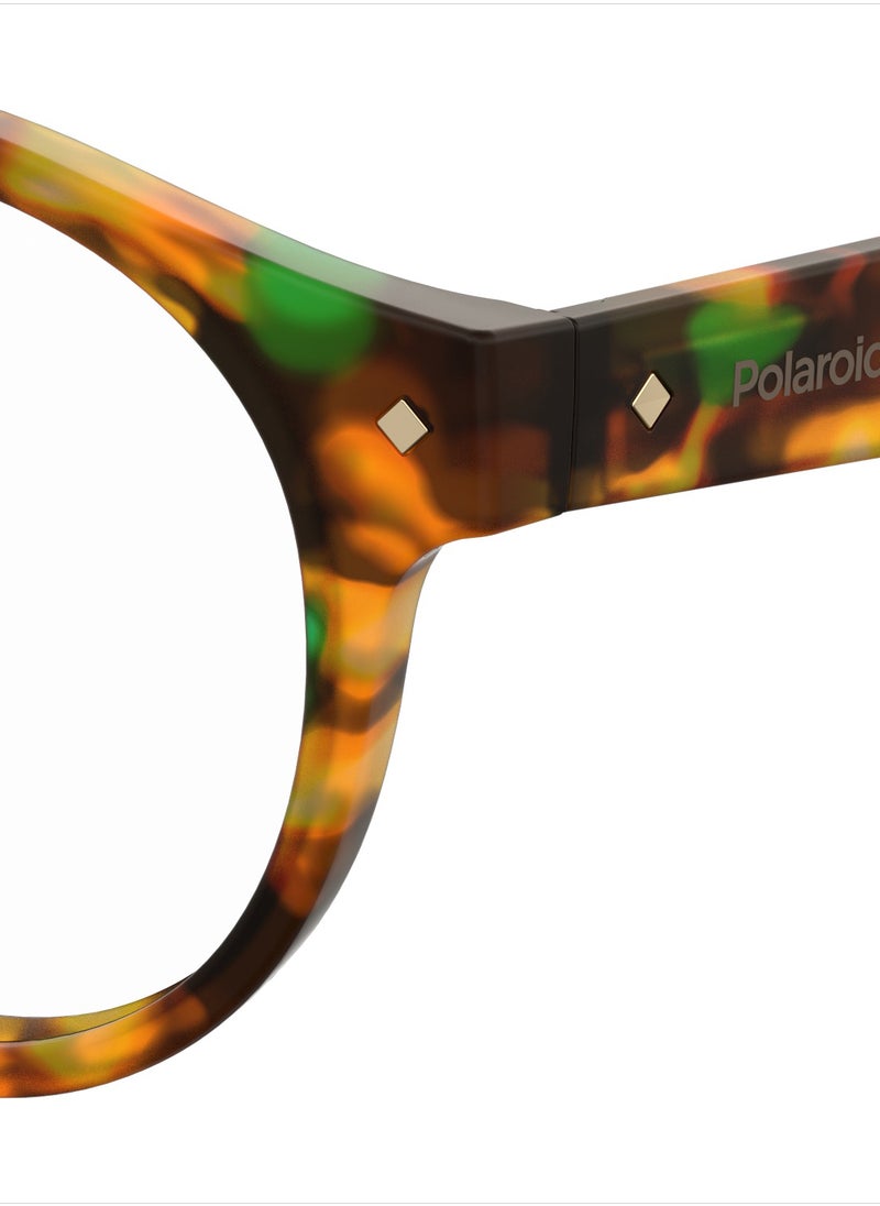 Polaroid Unisex Oval Reading Glasses - Pld 0021/R Havana Honey 49 - Lens Size: 49 Mm  - Image 3