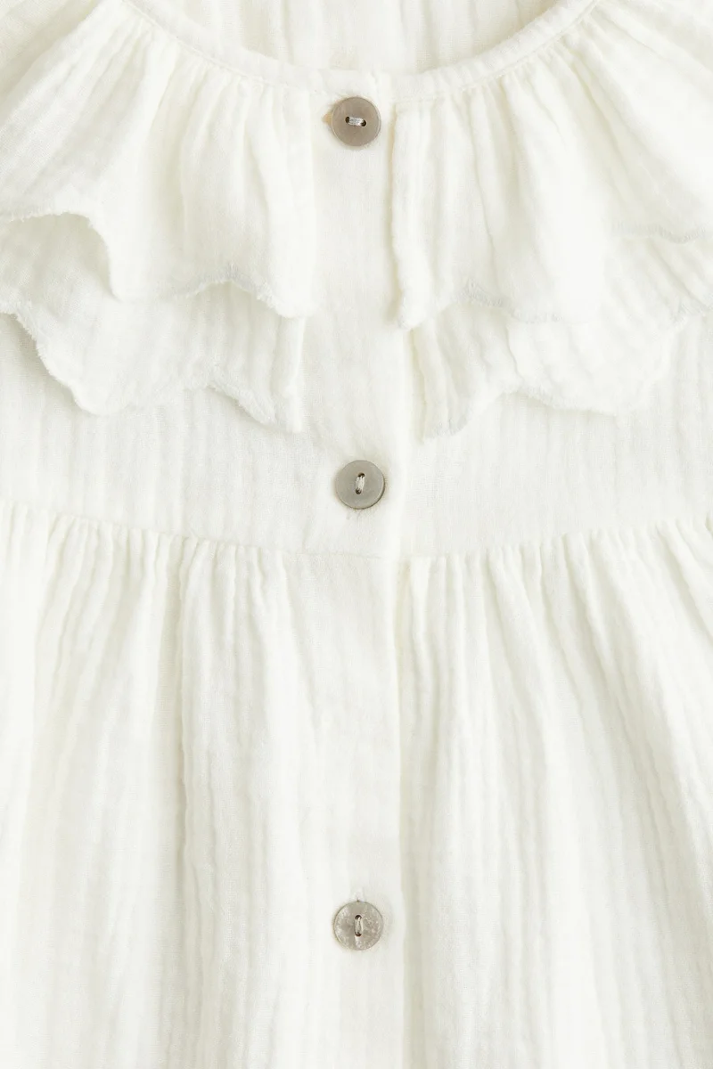 H&M Cotton muslin dress