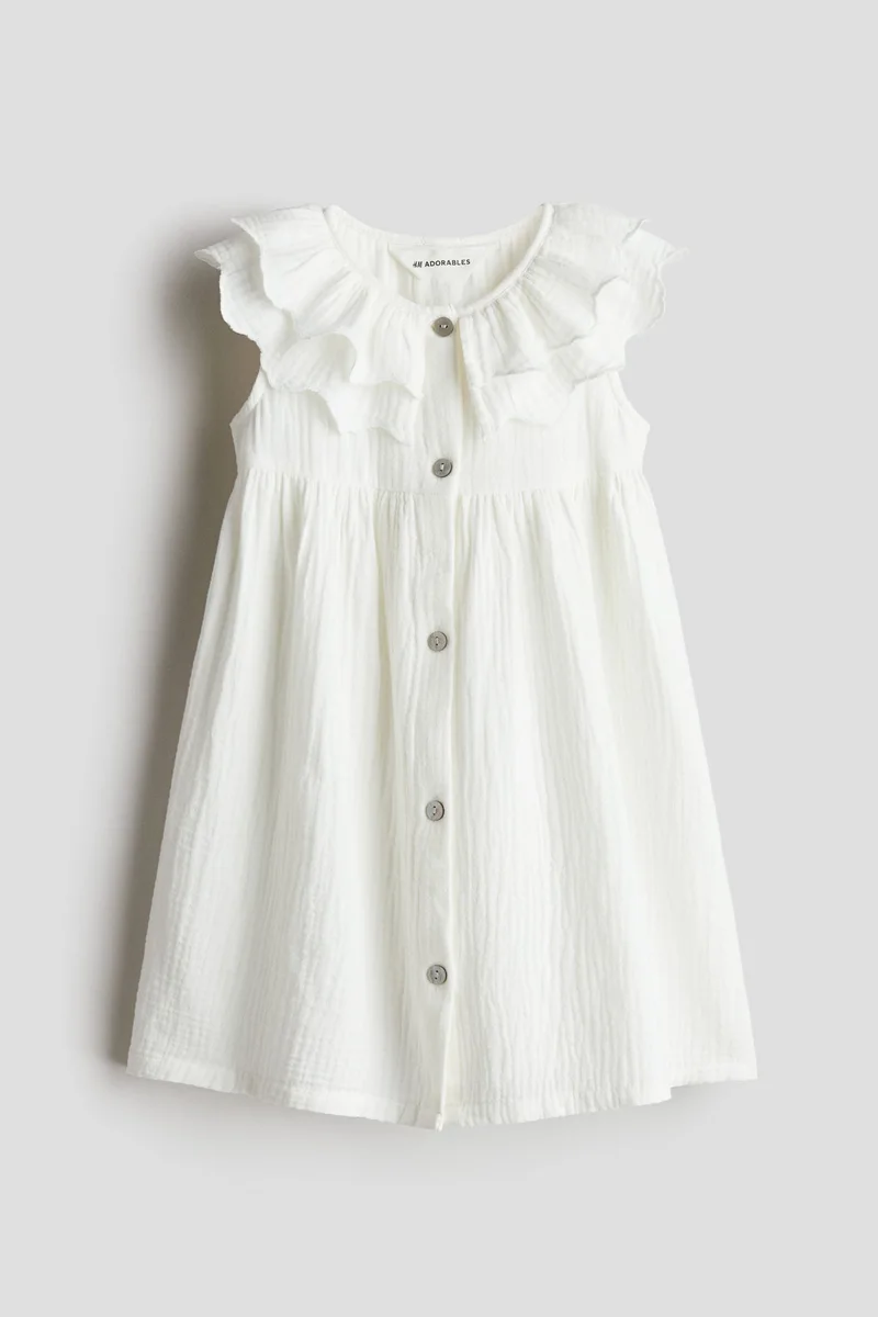 H&M Cotton muslin dress