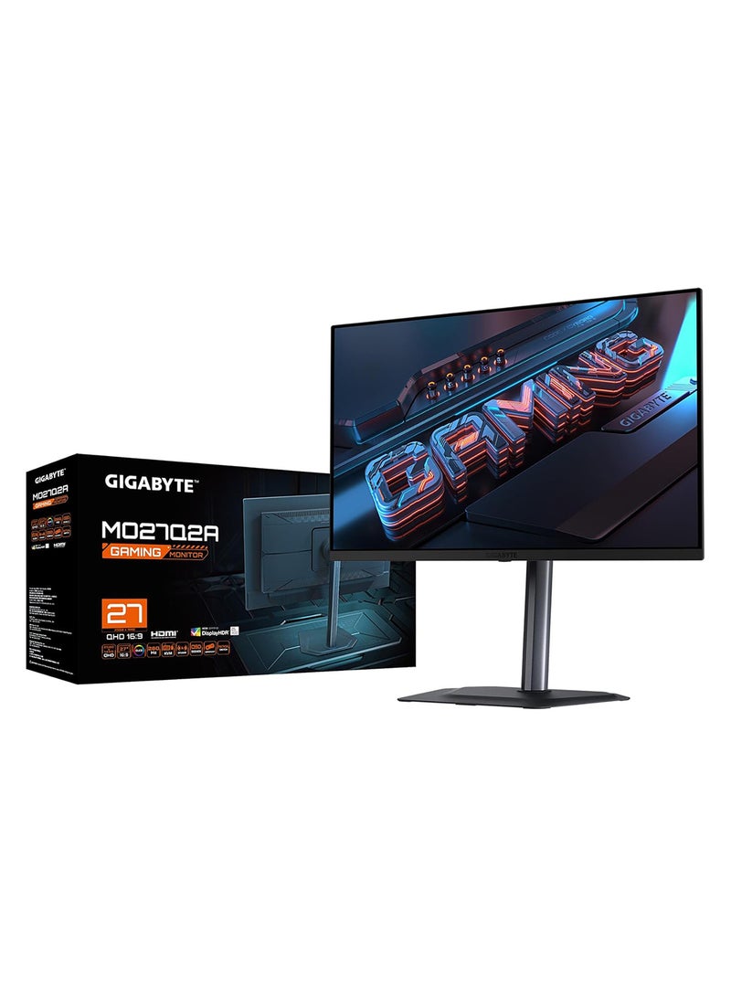 جيجابايت MO27Q2A، شاشة ألعاب QD-OLED مقاس 27 بوصة، 2K QHD 1440p، 280Hz، 0.03ms، HDR400 أسود حقيقي، FreeSync، متوافقة مع G-Sync، رعاية AI OLED، شاشة ألعاب - Image 2