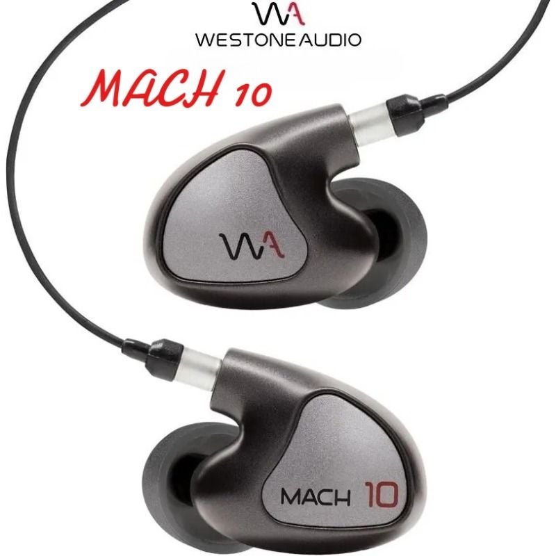 Westone Mach 10 Wired Earphones, Dark Burgundy - Image 1