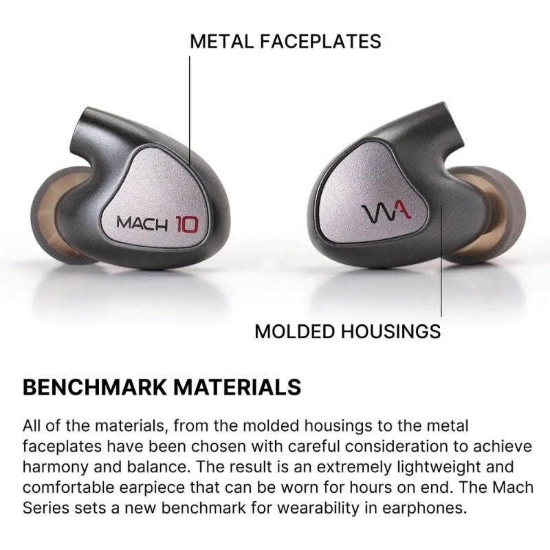 Westone Mach 10 Wired Earphones, Dark Burgundy - Image 4