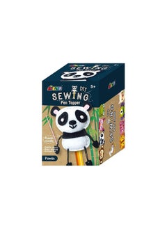 Avenir Sewing Pen Topper - Panda | DIY Pen Topper Friend Sewing Kit - Hours of Entertainment & Creativity | Tools & Instructions Included, Easy and Fun Activity for Kids +  - Image 1