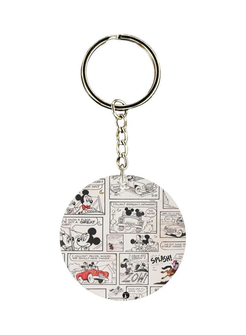 Mickey Mouse Printed Keychain