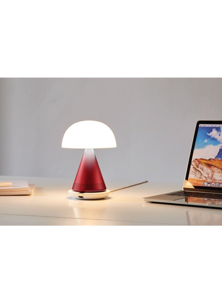 LEXON Mina Large Portable Audio Lamp With Cool & Warm White + 7 Colors - Image 4