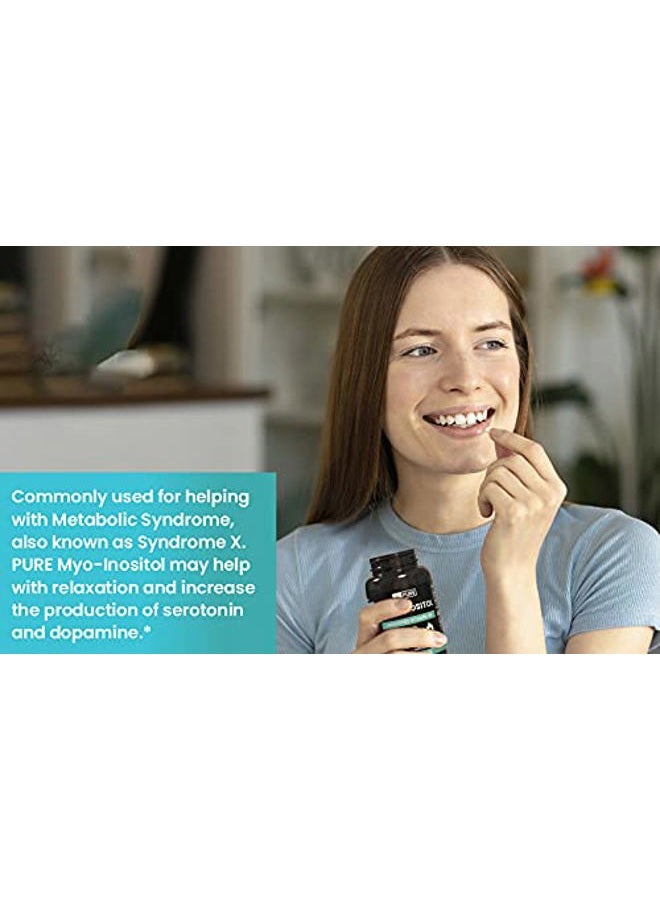 PURE ORIGINAL INGREDIENTS مايو إينوزيتول (365 كبسولة) بدون مغنيسيوم أو مواد مالئة من الأرز، دائمًا نقي، مختبر موثق - Image 5