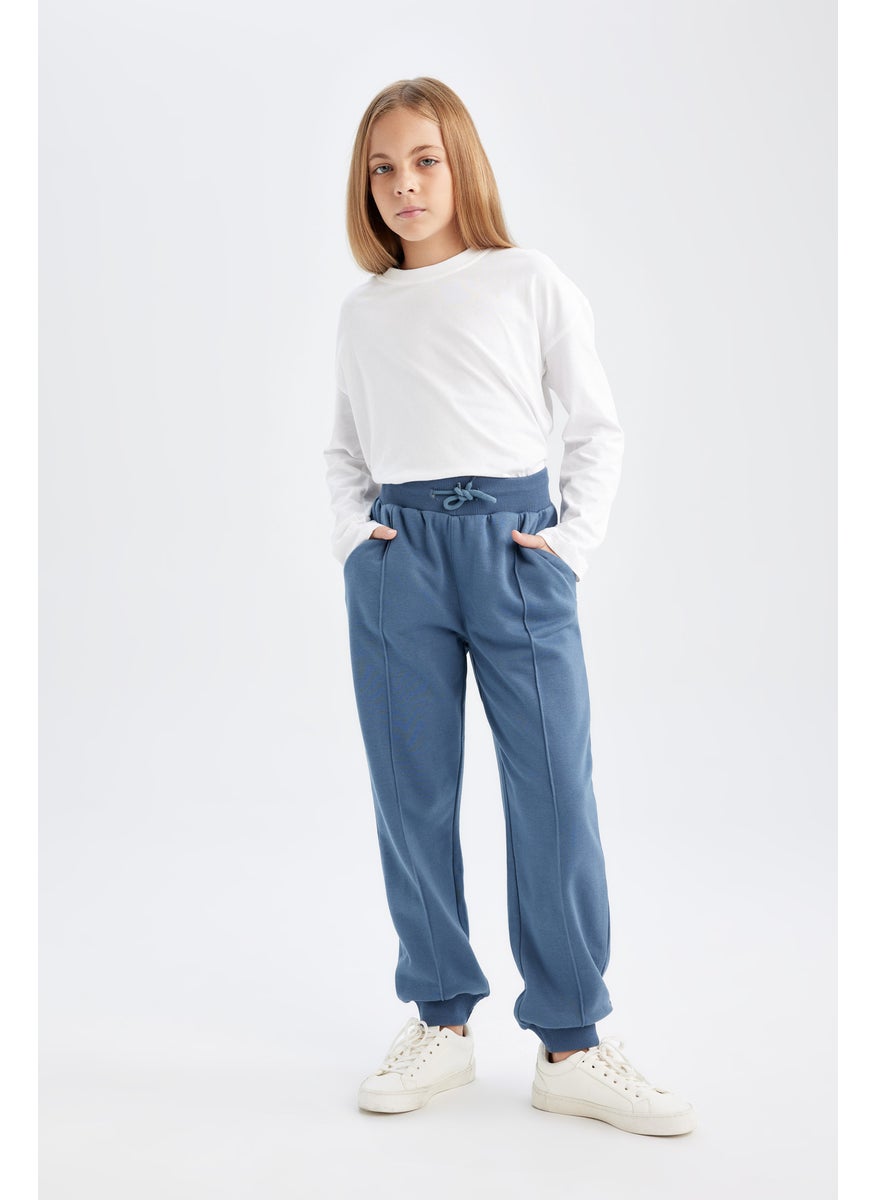 DeFacto - Girl Elastic Waist Basic Jogger Sweatpants - Image 1