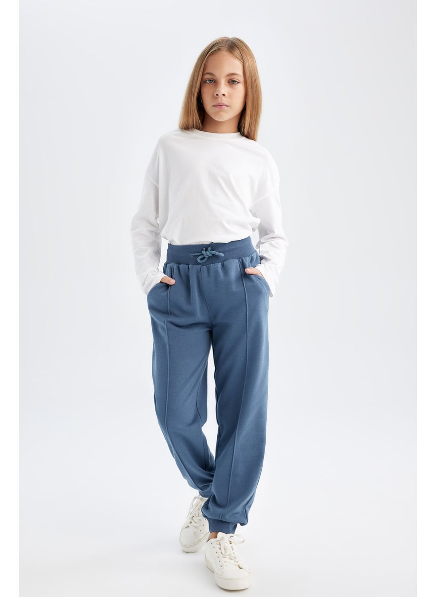DeFacto - Girl Elastic Waist Basic Jogger Sweatpants - Image 1