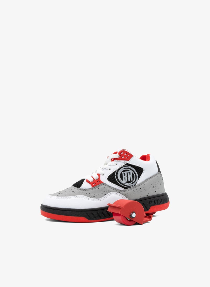 BREEZYROLLERS BREEZY ROLLERS Shoes with Wheels for Children, Roller Skates Sneakers Kids, From Children's Street Shoes to Roller Skates in a Few Seconds, Patented Click System, Trainers with Wheels for Girls & Boys - Image 3