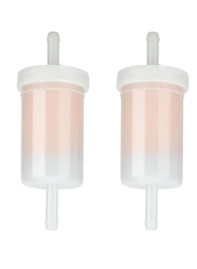 Liofairy 12581-43012 Fuel Filter For Kubota 13351-43010 12581-43010 12691-43010 Inline Diesel Gasoline Fuel Filter For Kubota BX2660 BX24D BX25 BX2660D BX2670 BX2350 BX2200 BX2230 ZD25 Lawn Mowers(2 pack) - Image 1