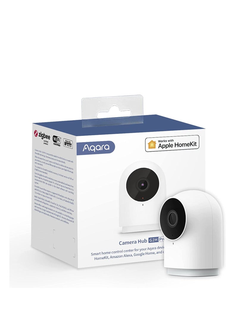 Aqara Security Camera Hub Indoor G2H Pro, 1080p HD Camera, Compatible with Apple HomeKit, Alexa, Google Assistant, Works with IFTTT - White - Image 1