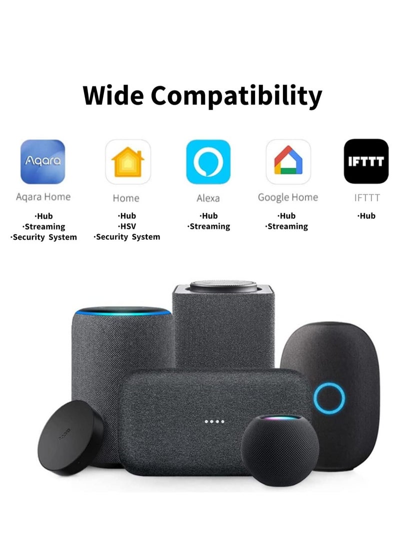 Aqara Security Camera Hub Indoor G2H Pro, 1080p HD Camera, Compatible with Apple HomeKit, Alexa, Google Assistant, Works with IFTTT - White - Image 3