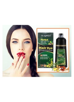 Augeas 500ML Black Hair Dye Shampoo By Augeas  - Image 2