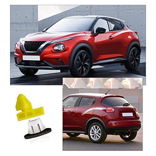 SING F LTD مجموعة مشابك تريم محيط أقواس العجلات للسيارات SING F LTD 40 قطعة مصنوعة من البلاستيك، مثبتات متوافقة مع Juke 76847JG00A 76882JG10A - Image 4