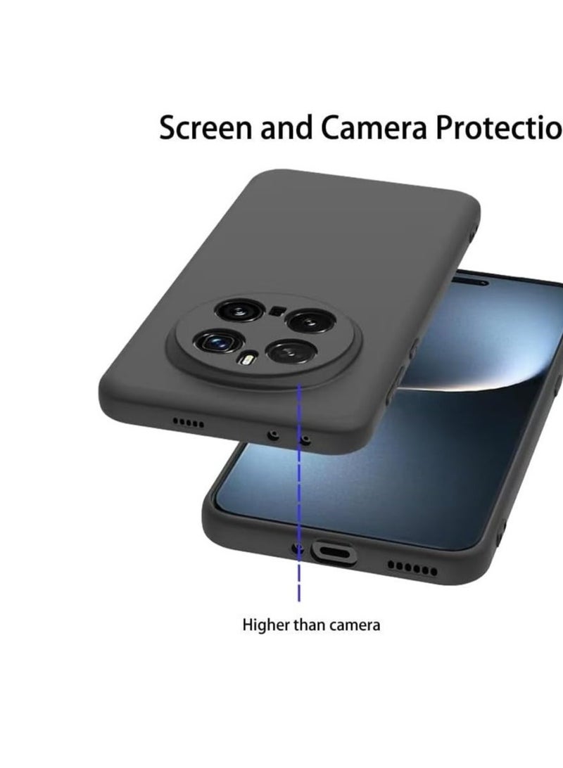 ELTRAZONE Soft Silicone Case for Honor Magic 7 Pro 5G (6.8-Inch) | Ultra-Thin & Anti-Scratch Protective Cover with Camera Protection | Shockproof & Flexible TPU Phone Case | Durable & Lightweight Design – Black/Clear - Image 5