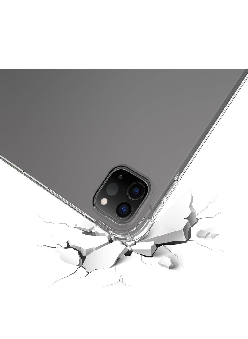 ELTRAZONE Soft TPU Protective Case for iPad Pro 13 Inch 2024, Lightweight, Anti-Scratch, Shockproof, Clear - Image 3