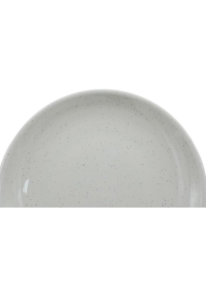 AKDC Melamine Coupe Plate Light Stone 8 Inch - Image 2