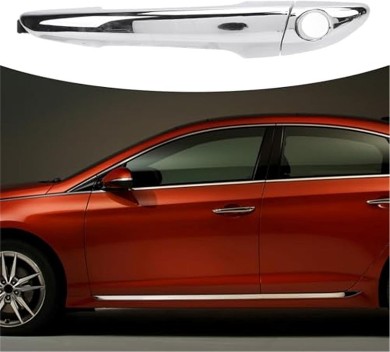 QASULER Front Left Chrome Door Handle for Sonata 2015-2019 - Image 5