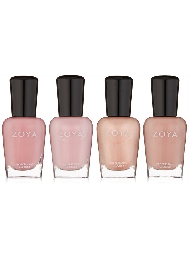 Zoya Polish Quad Nail Polish, Under The Mistletoe, 0.5 Fl Oz (Pack of 4) - Image 1