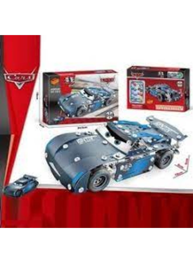 كار Rust-eze لعبة ميكانو سيارة سباق معدنية من طراز Cars، للأطفال 8+ سنوات، مجموعة فك وتركيب - Image 3