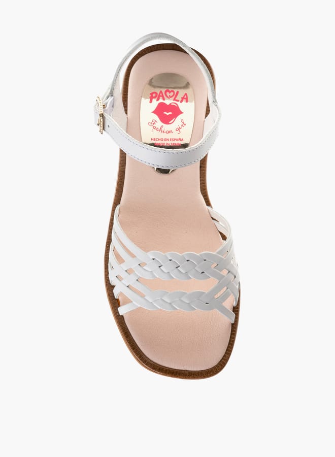 Pablosky Girls Strap Sandals With Buckle Closure  - Image 4