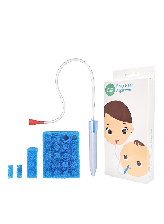 SnotSucker for Baby, Nasal Aspirator for Allergy Relief + Congestion Relief with 24 Extra Hygiene Filters - Image 1